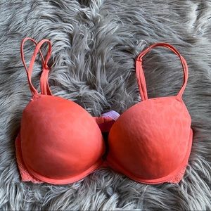 Victoria’s Secret PINK Leopard Push Up Bra